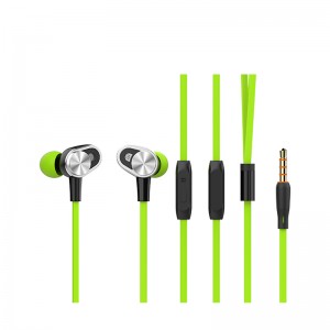Kínai gyár az eredeti minőségű vezetékes fülhallgatóhoz, 3,5 mm-es vezetékes fülhallgató fülbe helyezhető fülhallgató S10 kihangosítóhoz