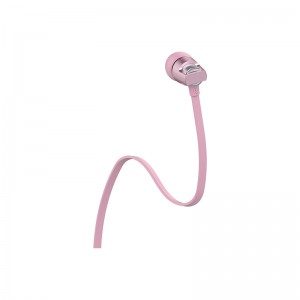 Кабелни слушалки за поставяне в ушите, метални, с нисък акцент, 3,5 мм Celebrat-C8, управлявана от кабел спортна игра, универсална