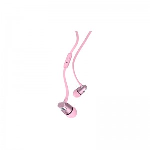 Li-headphones tse ka hare ho Ear Metal Low-Accent 3.5mm Celebrat-C8 Wire-Controlled Sports Game Universal