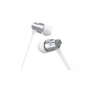 Headphone Kabel In-Ear Logam Aksen Rendah 3.5mm Celebrat-C8 Wire-Controlled Game Olahraga Universal