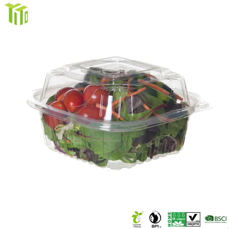 Compostable food containers PLA tray - Clamshells