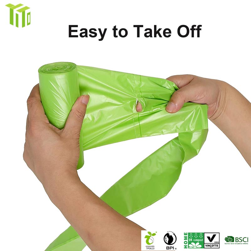 100% Compostable & Biodegradable PLA + PBAT Trash Bags | YITO