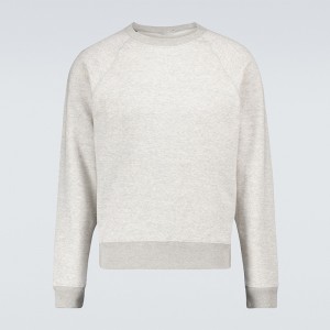 Wholesale Price Embroidered Crewneck Sweatshirts - Custom Crew Neck Jumper Men Heather Raglan Sleeve Sweatshirts – Yiwan