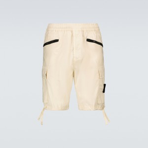 Chic Khaki Men Cotton Shorts Bermuda Cargo Shorts