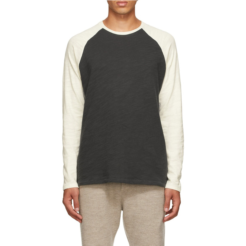Discount Price Oversized Boyfriend Shirt - Classic Raglan Long Sleeve Flame Cotton Jersey T-Shirt  – Yiwan