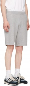 Knee Length Sweat Shorts Cotton French Terry Loopback Shorts