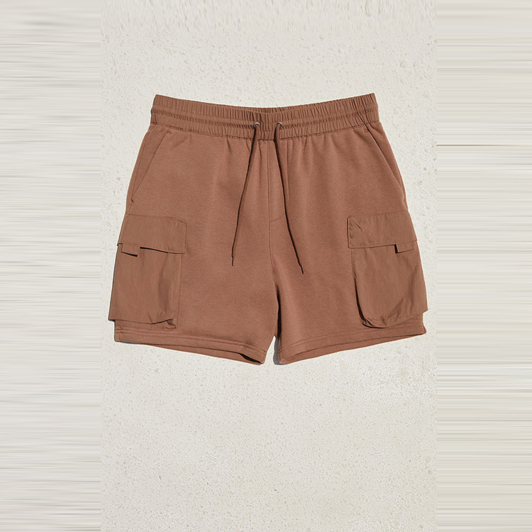 Fleece Cargo Sweat Shorts (1)