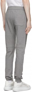 Fashion Tapered Leg Quilted Paneled Lounge Jogger Pants