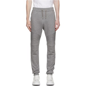 Fashion Tapered Leg Quilted Paneled Lounge Jogger Pants