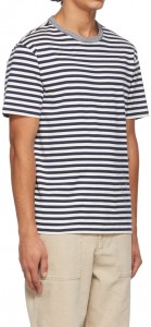Chic Designer Short Sleeve Cotton Jersey Striped T-shirts