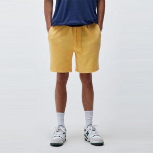 Classic Terry Shorts Men Vintage Washed Sweat Shorts