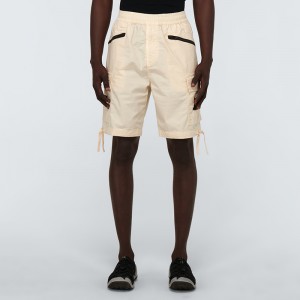 Chic Khaki Men Cotton Shorts Bermuda Cargo Shorts