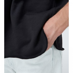 Men Fashion Drop Shoulder Oversized Short-sleeved Sweatshirt