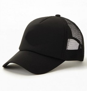 Classic Collection Custom Embroidery Black Trucker Hat
