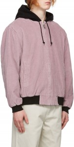 Custom Made Two-tone Zip up Cotton Corduroy Jackets