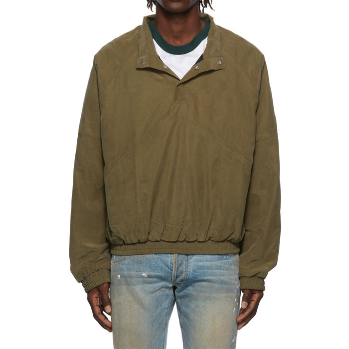 cupro-blend pullover jacket (1)