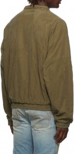 Classic Western Style Olive Cupro-blend Pullover Jackets