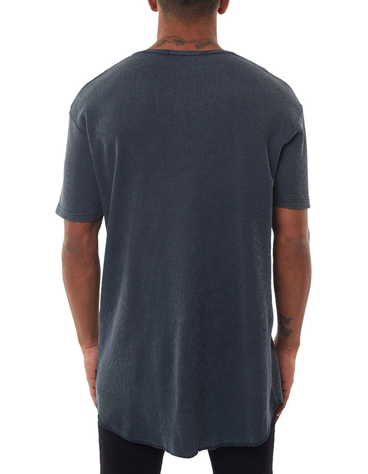 Wholesale Price 100 Cotton T Shirts - Fashion Longline Extra Long Curved Hem Acid Waffle Tee Shirt – Yiwan
