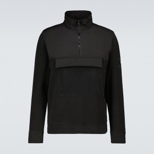 Factory directly Mens Quarter Zip Hoodie - Street Style Winter Half Zip Pullover Polar Fleece Sweatshirt with Pocket – Yiwan