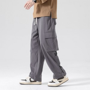 Lightweight Windbreaker Trousers Pockets Utility Pants