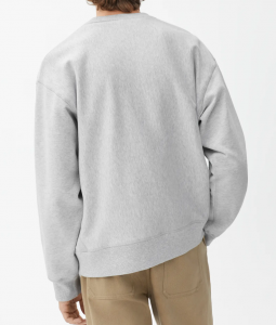 Street Style Loose Fit Oversized Cotton Fleece Sweatshirt