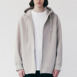 Manufactur standard Crop Pullover Hoodie - Sports Style Men Relaxed Textured Hood Zip-up Hoodie – Yiwan