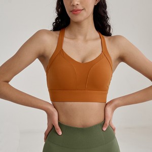 Chic Sports Bra Athleisure Let’s Move Exercise Gym Bra