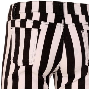 Chic Men Bellbottom Cotton Striped Flared Trousers
