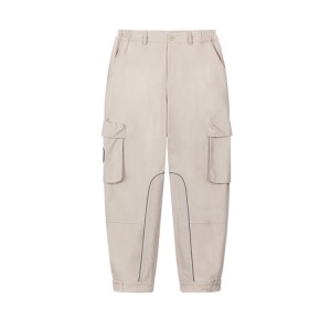 Chic Unisex Cotton Tan Utility Trouser Tactical Cargo Pants