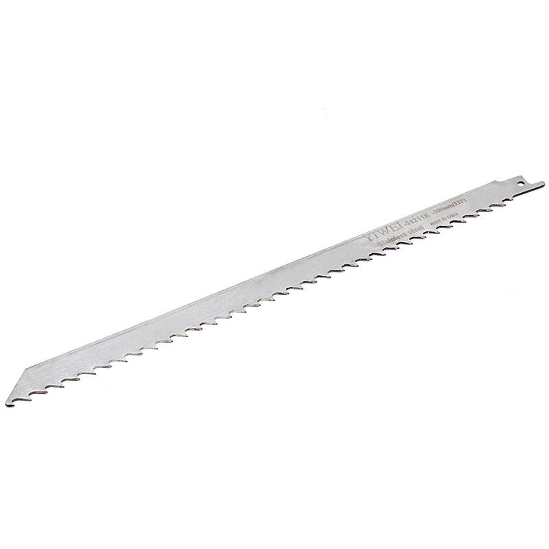 Reciprocating saw blade S1211DSabre saw blades bimetallic stainless steel cutting woodworking pigs and cattle bones frozen meat plastic saw blades Featured Image