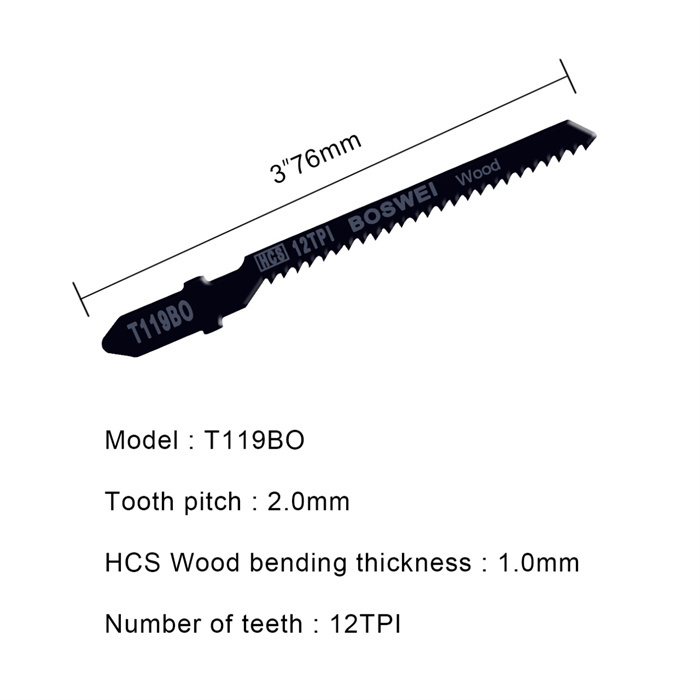 T119 BO wood cutting puzzles saw blades