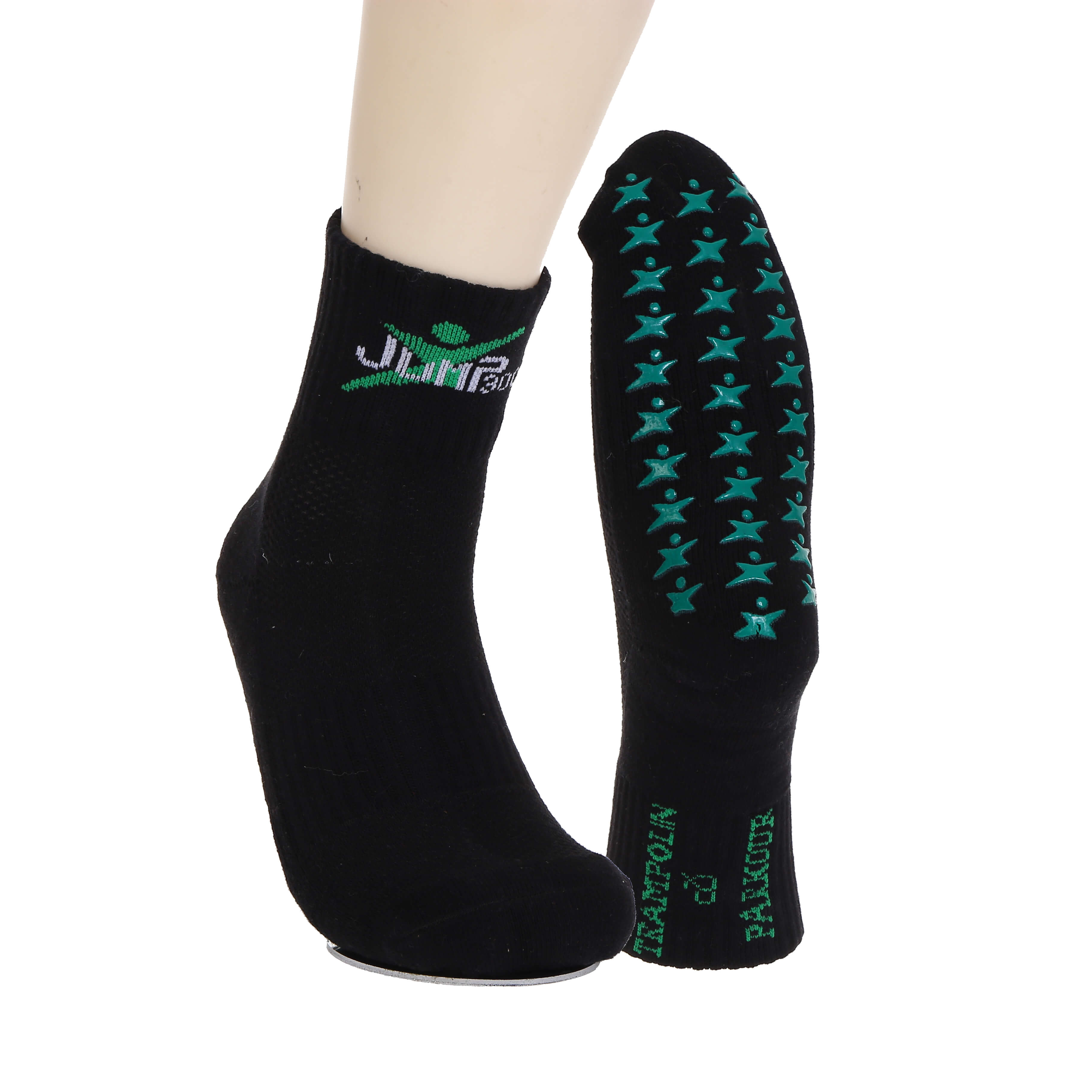 Custom Design Trampoline Park Bounce Anti Slip Jump Sock Exercise Grip Socks