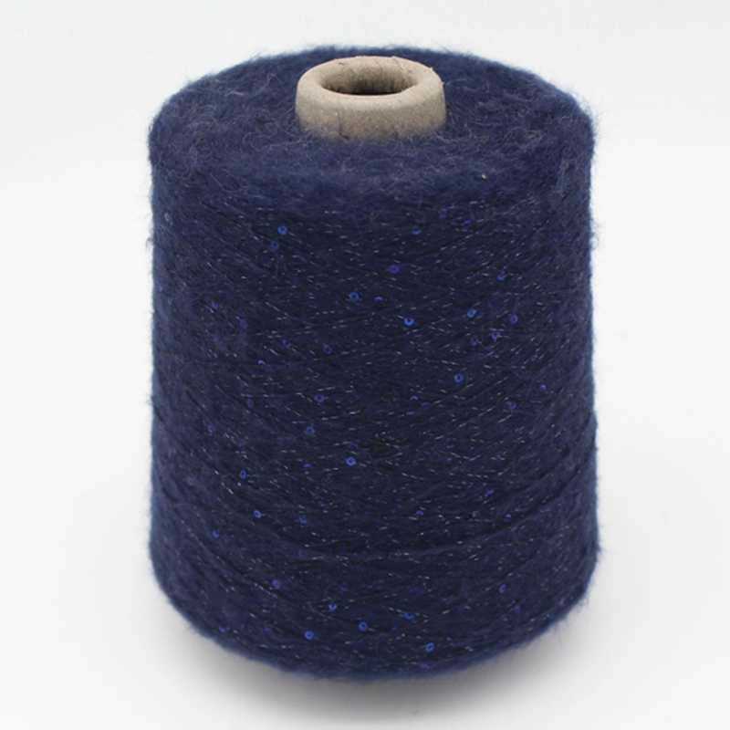 Attractive Price Factory Direct Supplying Sequin Brush Yarn Sequined On Yarn For Crocheting