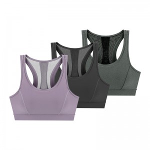 Fashion Plus Size 4XL High Impact Support Shockproof Sports Bra Gym Clothing Women Plus Size Yoga Bra