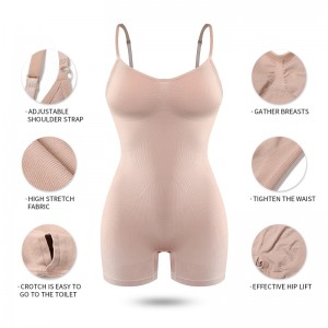 Dropshipping 2021 Women Detachable Straps Shaper Tummy Slimming Butt Lifter Body Shaper Corset
