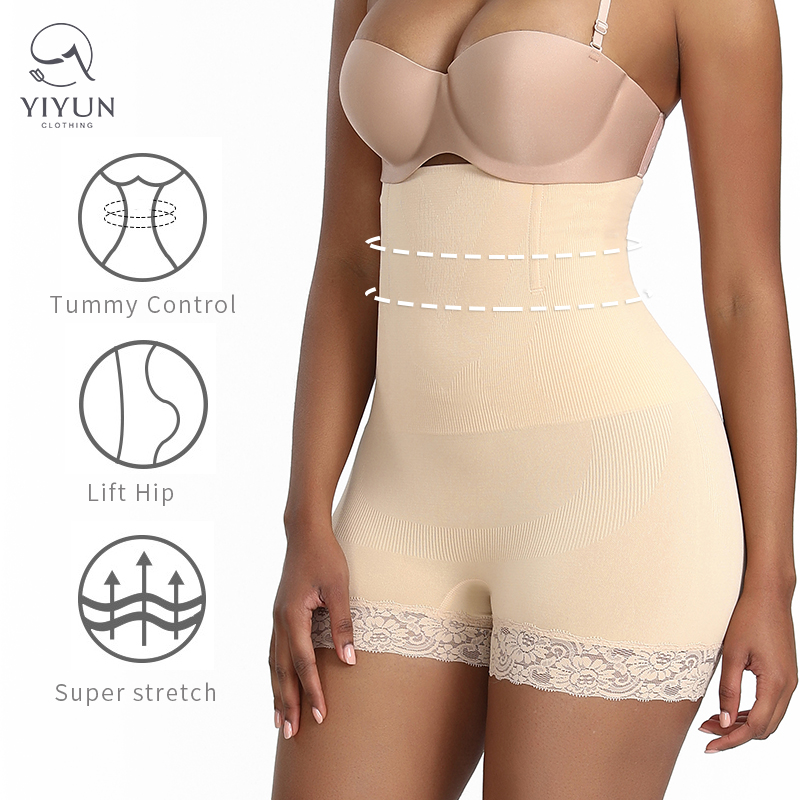 ELEG & STILANCE High Waisted Body Shaper Seamless Hipster Tummy Control  High Waist Slimming and Back Smoothing Tummy Tucker Shapewear for Women  Plus