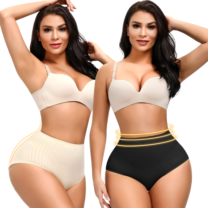 Reliable Supplier Shaper Nylon Bodysuit - High Elastic Waistband Body Shaper Mid Waist Control Abdomen Underwear 3D Hip Pad Butt Lift Leggings For Women – Yiyun