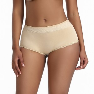 Good Wholesale Vendors High Waist Body Shaper - Plus Size Lace Trim Brazilian Tight Butt Lift Pants Underwear Padding Enhancer For Women  – Yiyun