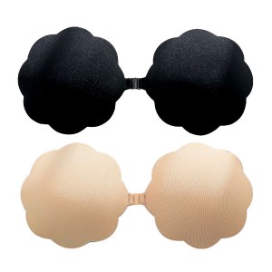 Competitive Price for Adhesive Bra For Large Breasts Dd - Silicone Strapless Adhesive Bra  Reusable Seamless Sticky Push Up Backless Invisible Bra for Women Flower-shape – Yiyun