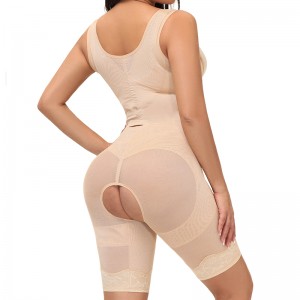 Wholesale 2021 High Quality Tummy Control Butt Lifter Fajas Colombianas Hooks Bodysuit Shapewear For Women
