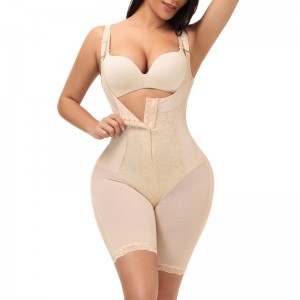 Wholesale Plus Size Shapewear Slim Women Bodysuit Fullbody Shapewear Open Bust Shapewear Thigh Slimmer Belly Shaper