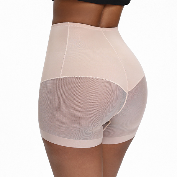 High-Waist Strong Control Fitting Curve Nylon Mesh Wicking Breathable Nude  Women Shapewear with Plastic Bones - China Women Underwear and Ladies  Underwear price