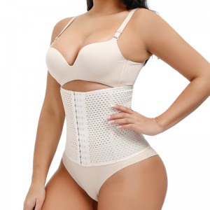 Hot Selling Adjustable 4 Rows 13 Buckles Comfortable Waist Effective Support Women Body Shaper Waist Trainer