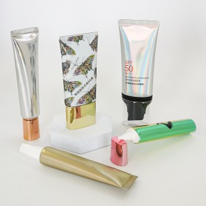 20ml 30ml 50ml 100ml custom hand cream cosmetic aluminum plastic tube skin care product packaging