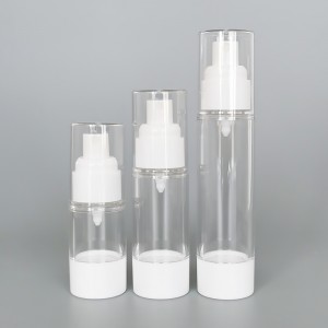 15ml 30ml 50ml 100ml vacuum Plastic aluminum cosmetic Airless Bottle face cream airless spray pump bottle