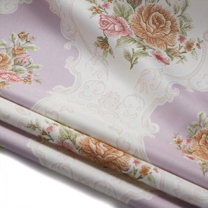 flower Brushed Printed Fabric yuanjia Textile