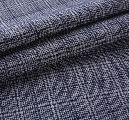 Fine lattice TR suit fabric yuanjia Textile Featured Image