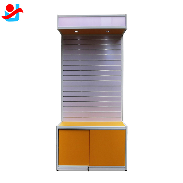 Best-Selling Supermarket Display Counter - Hanging slatwall display cabinet used for mobile phone accessories – Yujin detail pictures