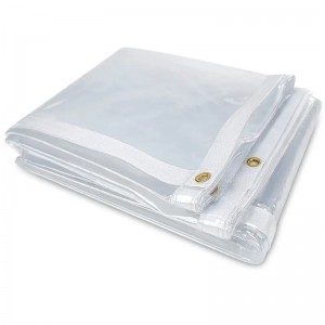 Heavy Duty Clear Vinyl Plastic Tarps PVC Tarpaulin clear tarpaulin 1