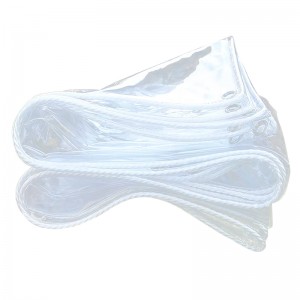 Ọrụ dị arọ Clear Vinyl Plastic Tarps PVC Tarpaulin